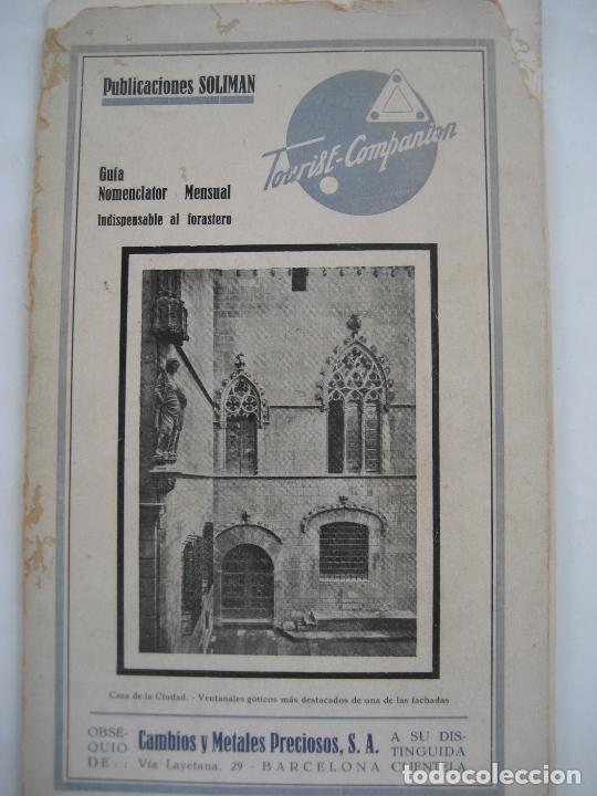 Brochures de tourisme: Barcelona . 1934. Guia Nomenclator Mensual. Publicaciones Soliman.