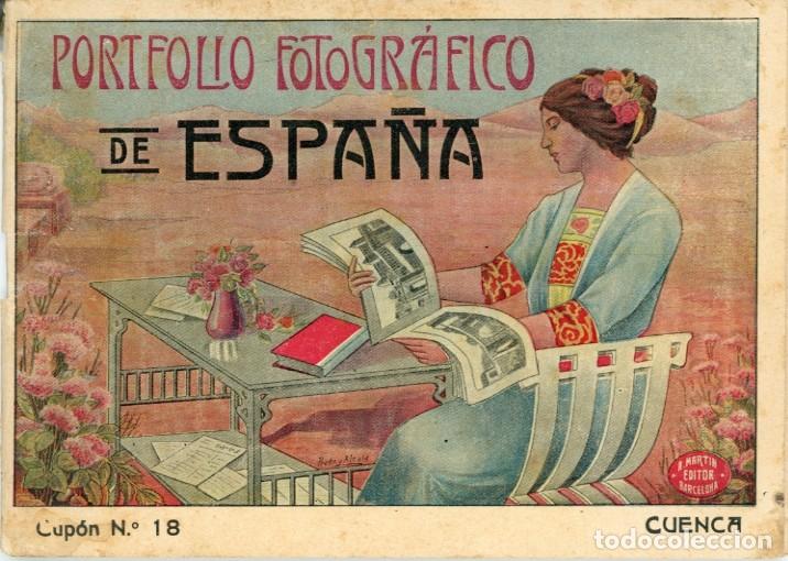 Folletos de turismo: Portfolio Fotogr&aacute;fico de Espa&ntilde;a. Cuaderno N.&ordm; 18 Cuenca. A. Mart&iacute;n editor Barcelona