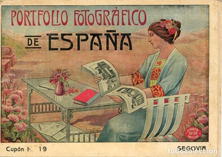 Folletos de turismo: Portfolio Fotogr&aacute;fico de Espa&ntilde;a. Cuaderno N.&ordm; 19 Segovia. Mart&iacute;n editor Barcelona