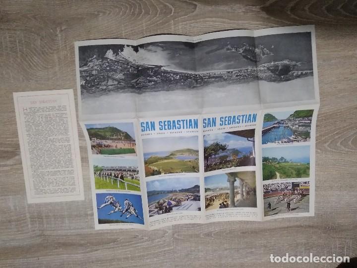 Travel Brochures: PLANO TURISTICO DE SAN SEBASTIAN A&Ntilde;OS 60
