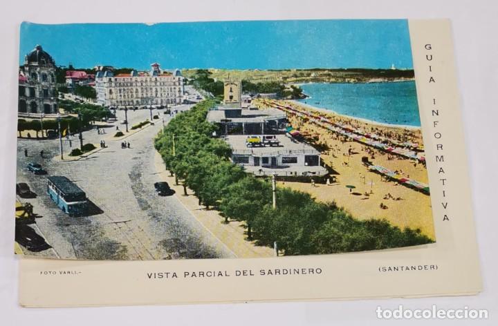 Tourismusbrosch&uuml;ren: Gu&iacute;a Informativa de la &rdquo;Provincia de Santander&rdquo; A&ntilde;o 1963 - Plano De la capital - Con Publicidad.