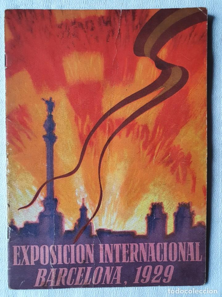 Brochures de tourisme: Folleto Exposici&oacute;n Internacional Barcelona, 1929, original, 16 p&aacute;ginas.