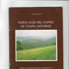 Folletos de turismo: JORDA CERDA. NUEVA GUIA DEL CASTRO DE COAÑA (ASTURIAS). Lote 227627815