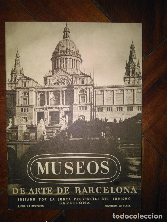 Brochures de tourisme: FOLLETO TURISTICO MUSEOS DE ARTE DE BARCELONA
