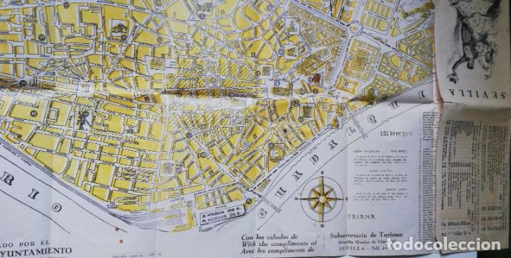Tourismusbrosch&uuml;ren: ANTIGUO PLANO TUR&Iacute;STICO DE SEVILLA / OLD SEVILLE TOURISTIC MAP