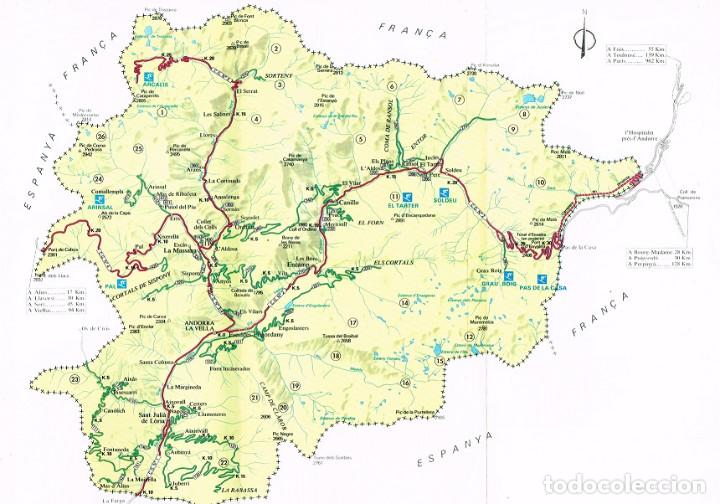 Folletos de turismo: Triptico Refugios de Andorra - Foto 2