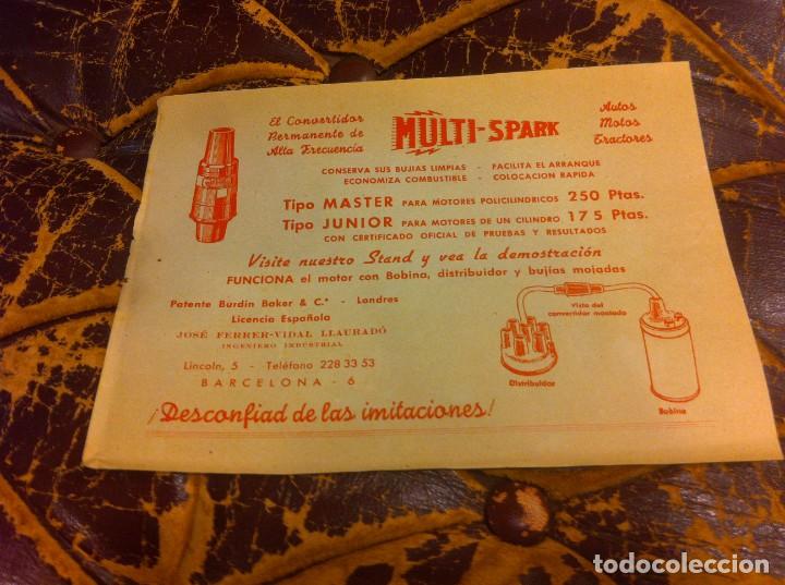 Brochures de tourisme: MULTI-SPARK. CONVERTIDOR PERMANENTE DE ALTA FRECUENCIA. AUTOS-MOTOS-TRACTORES. JOS&Eacute; FERRER VIDAL