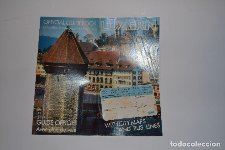 Tourismusbrosch&uuml;ren: FOLLETO ANTIGUO DE LUZERNA
