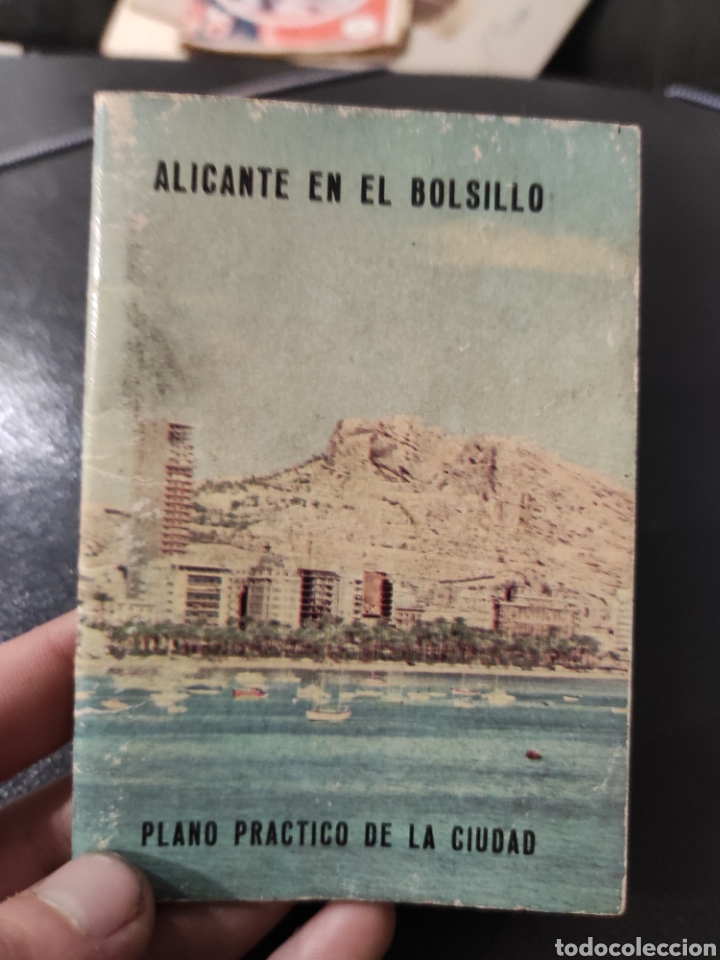 Folletos de turismo: ALICANTE EN EL BOLSILLO, PLANO PRACTICO DE LA CIUDAD. PUBLICIDAD GOMIS JOYERO