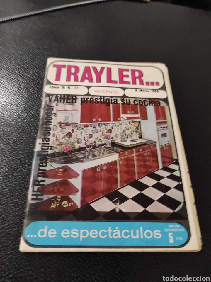 Travel Brochures: TRAYLER-PEQUE&Ntilde;A REVISTA PUBLICITARIA DE ALICANTE A&Ntilde;O 1969.
