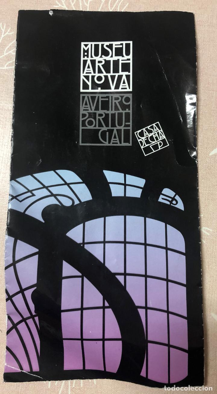Travel Brochures: FOLLETO CON PLANO MUSEU ARTE NOVA, AVEIRO, PORTUGAL