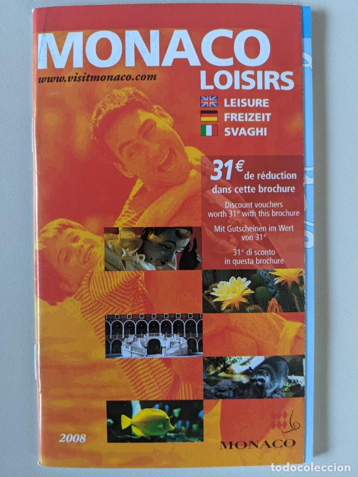Brochures de tourisme: MONACO - LOTE CATALOGOS, MAPAS Y FOLLETOS TURISTICOS A&Ntilde;O 2008