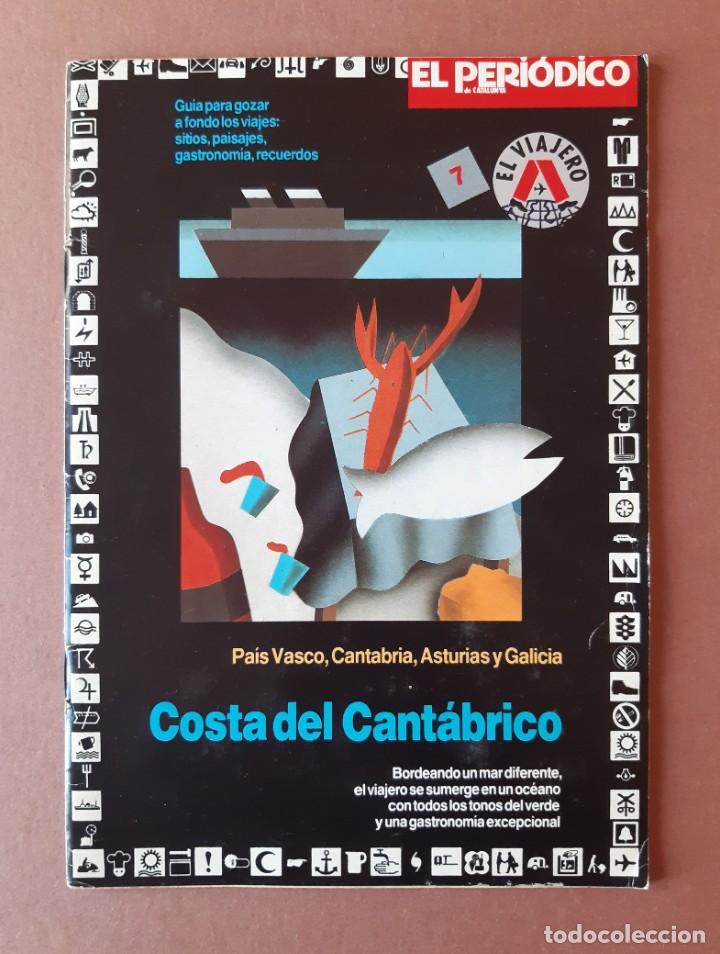 Folletos de turismo: GU&Iacute;A 7 EL VIAJERO. COSTA DEL CANT&Aacute;BRICO. EL PERI&Oacute;DICO DE CATALUNYA. A&Ntilde;OS 80.