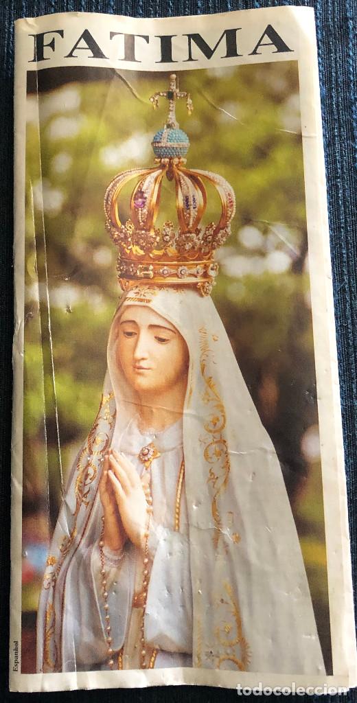 Tourismusbrosch&uuml;ren: Folleto desplegable de F&aacute;tima. 6 hojas. Con historia, plano, horarios, etc. Edici&oacute;n a&ntilde;o 2007.