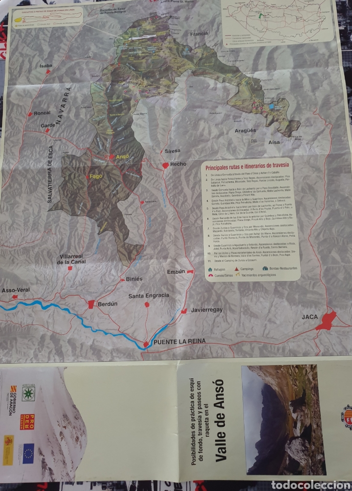 Folletos de turismo: Valle Ans&oacute;. - Foto 2