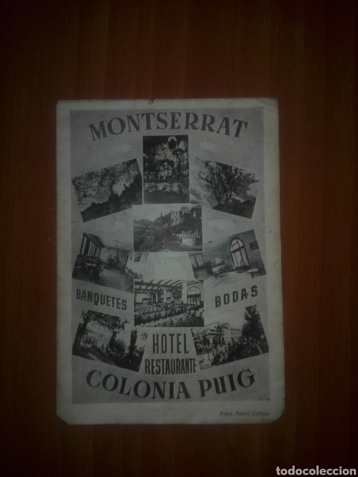 Travel Brochures: Precioso y buen d&iacute;ptico del hotel colonia Puig monistrol montserrat