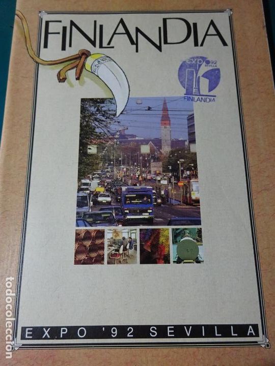 Tourismusbrosch&uuml;ren: REVISTA TUR&Iacute;STICA. EXPO SEVILLA 92 1992. PABELL&Oacute;MN DE FINLANDIA. 87 P&Aacute;GINAS. 170