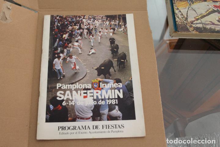 Brochures de tourisme: PROGRAMA DE FIESTAS SANFERMIN 6-14 DE JULIO DE 1981, EDITADO POR EL AYUNTAMIENTO DE PAMPLONA