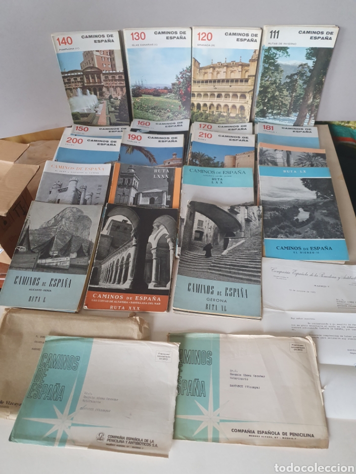 Brochures de tourisme: CAMINOS DE ESPA&Ntilde;A, A&Ntilde;OS 60. COMPA&Ntilde;IA ESPA&Ntilde;OLA DE PENICILINA. 178 NUMEROS.