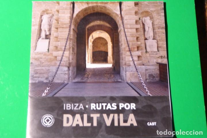 Travel Brochures: PLANO Y FOLLETO TURISMO IBIZA. RUTAS POR DALT VILA