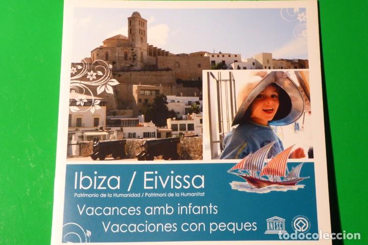 Travel Brochures: FOLLETO TURISMO IBIZA. PATRIMONIO DE LA HUMANIDAD-VACACIONES CON PEQUES