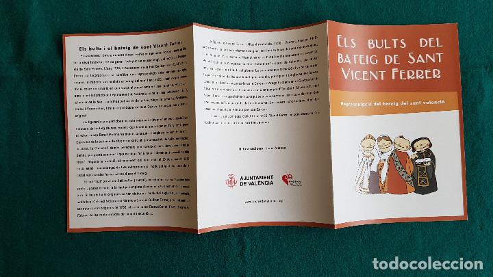 Travel Brochures: ELS BULTS DEL BATEIG DE SANT VICENT FERRER - FIESTAS DE VALENCIA - IDIOMA: VALENCIANO
