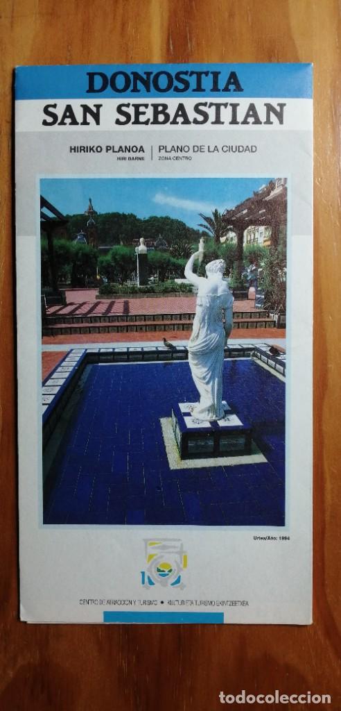 Tourismusbrosch&uuml;ren: FOLLETO TUR&Iacute;STICO DE SAN SEBASTI&Aacute;N - 1994