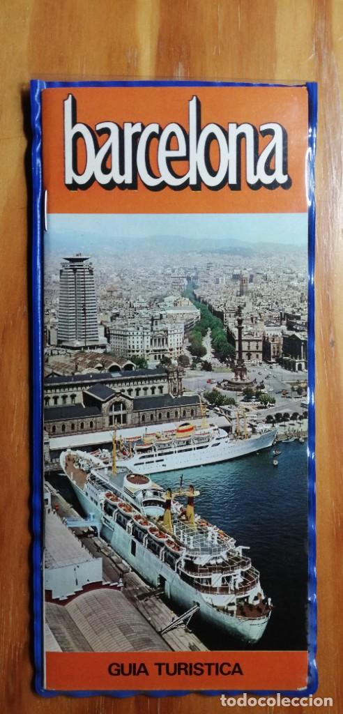 Tourismusbrosch&uuml;ren: GU&Iacute;A TUR&Iacute;STICA DE BARCELONA - A&Ntilde;OS 60