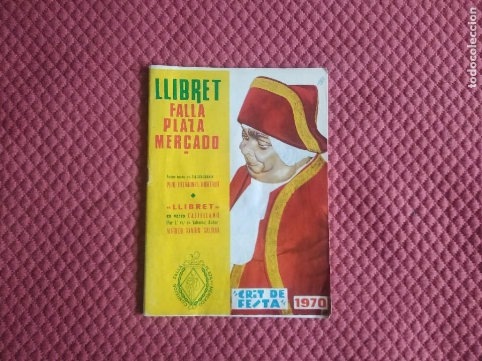 Travel Brochures: LLIBRET FALLA PLAZA MERCADO 1970