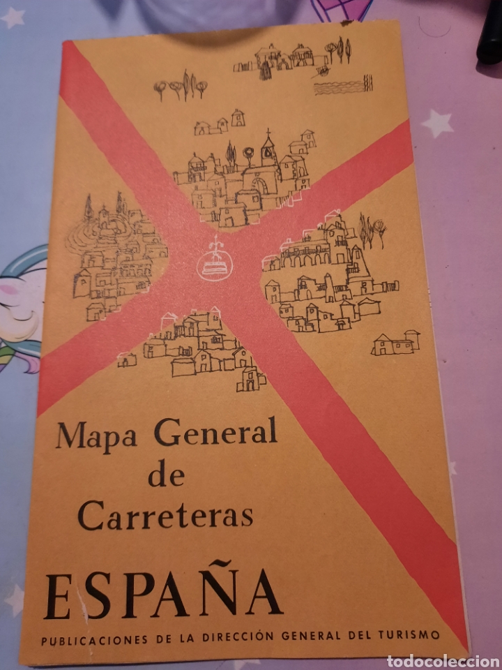 Folletos de turismo: Mapa General de Carreteras 1962.