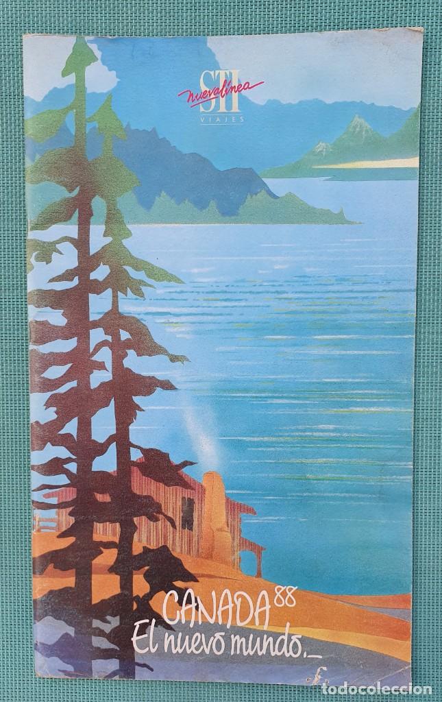 Tourismusbrosch&uuml;ren: CAT&Aacute;LOGO TURISMO STI VIAJES - CANADA 1988 - ITINERARIOS Y PRECIOS