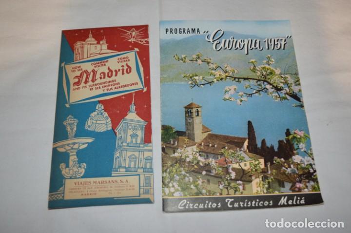 Folletos de turismo: Agencias viajes MARSANS S.A. y MELIÁ / Lote antiguo folletos de turismo y otros / Años 50 - ¡Mira! - Foto 5 - 247215090