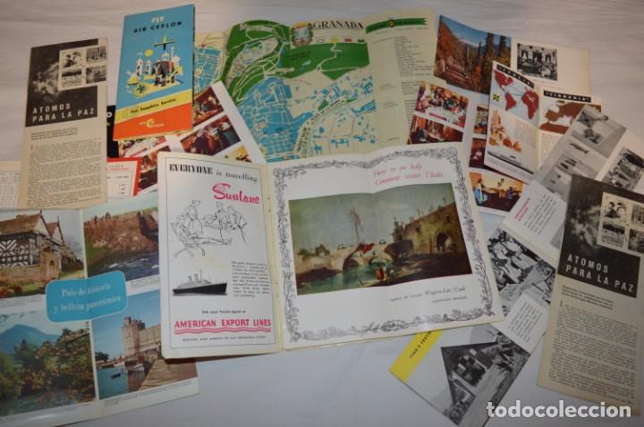 Folletos de turismo: Diferentes países y lugares extranjeros / Lote antiguo folletos de turismo y otros / Años 50 ¡Mira! - Foto 3 - 247219085