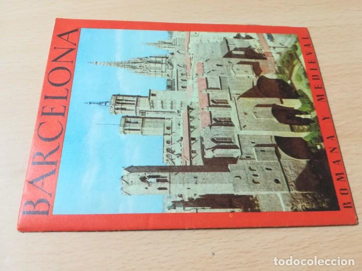 Tourismusbrosch&uuml;ren: BARCELONA ROMANA Y MEDIEVAL / OFICINAS MUNICIPALES TURISMO / FOLLETO TURISTICO / AC103