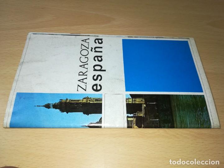 Tourismusbrosch&uuml;ren: ZARAGOZA ESPA&Ntilde;A / MINISTERIO INFORMACION Y TURISMO / FOLLETO TURISTICO / ESQ113