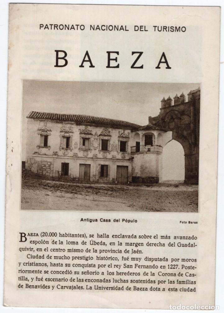Folletos de turismo: baeza - Foto 1