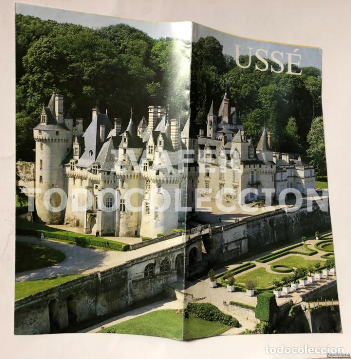 Folletos de turismo: FOLLETO TURISTICO CASTILLO, CHATEAU DE USS&Eacute;, VALLE DEL LOIRA, FRANCIA, A&Ntilde;O 1993