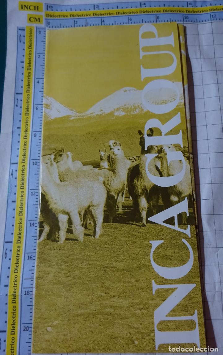 Tourismusbrosch&uuml;ren: FOLLETO DOCUMENTO TUR&Iacute;STICO. ARTESAN&Iacute;A PER&Uacute; INCA GROUP. &Aacute;MBITO EXPO 92 1992 SEVILLA?. 29