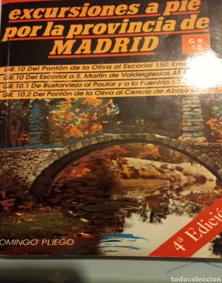 Folhetos de turismo: Excursiones a pie por la provincia de Madrid