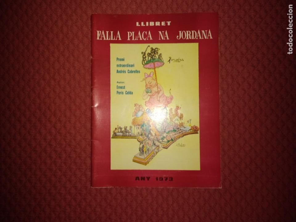 Brochures de tourisme: LLIBRET Falla NA JORDANA Valencia 1973