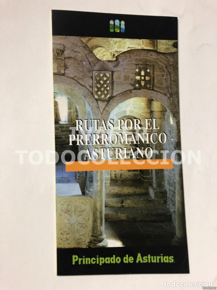 Folletos de turismo: FOLLETO TURISTICO RUTAS POR EL PRERROMANICO ASTURIANO