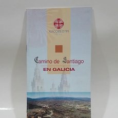 Folletos de turismo: CAMINO DE SANTIAGO EN GALICIA. XACOBEO 1999.. Lote 253279560