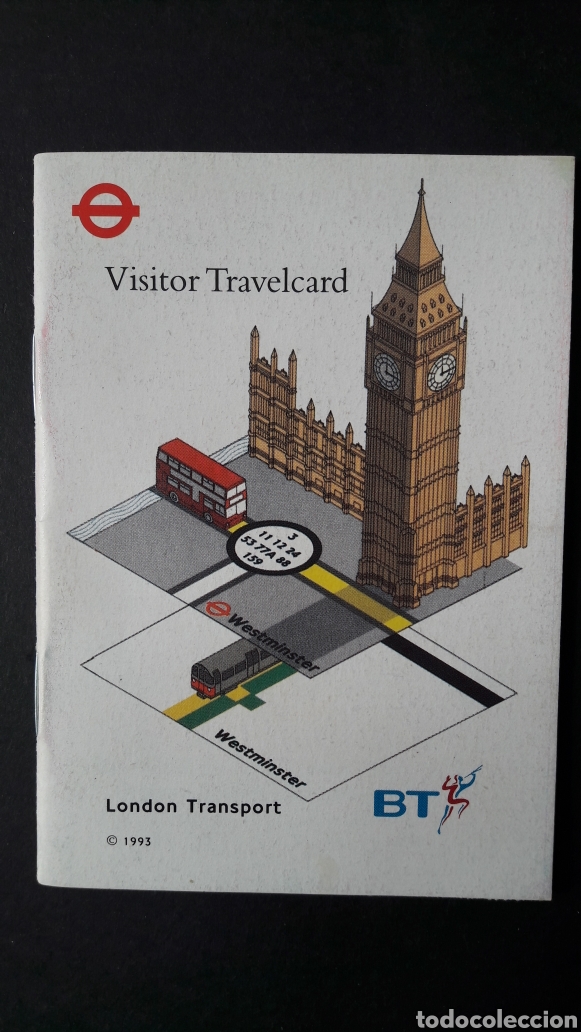 Tourismusbrosch&uuml;ren: Librito con vales descuento del transporte de Londres.1993. Medidas 7.5&times;+10.5 cm. 32 paginas