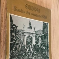 Folletos de turismo: GIJON / FIESTAS DE VERANO 1976 / CON FOTOGRAFIAS