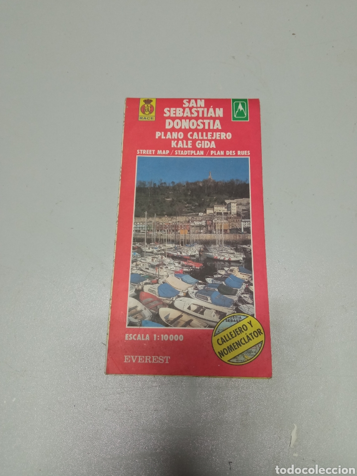 Brochures de tourisme: Plano callejero de San Sebasti&aacute;n