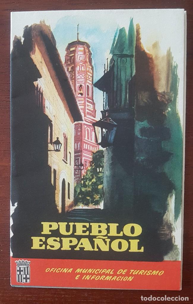 Tourismusbrosch&uuml;ren: Folleto PUEBLO ESPA&Ntilde;OL de Barcelona de la Oficina Municipal de Turismo e Informaci&oacute;n