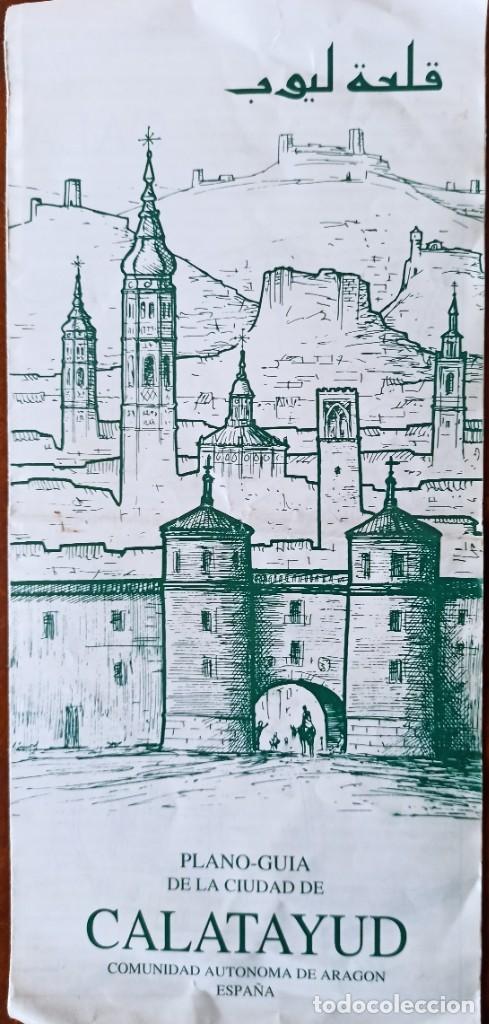 Folhetos de turismo: Calatayud plano gu&iacute;a 1995