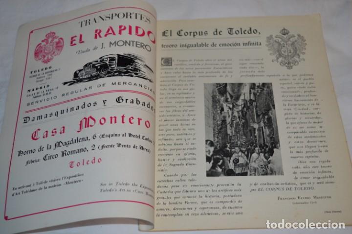 Folletos de turismo: TOLEDO 1956 / Corpus Chirsti - Programa Oficial de Festejos / Original - Buen estado ¡Difícil mira! - Foto 3 - 259013640