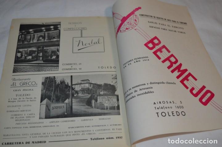 Folletos de turismo: TOLEDO 1956 / Corpus Chirsti - Programa Oficial de Festejos / Original - Buen estado ¡Difícil mira! - Foto 15 - 259013640