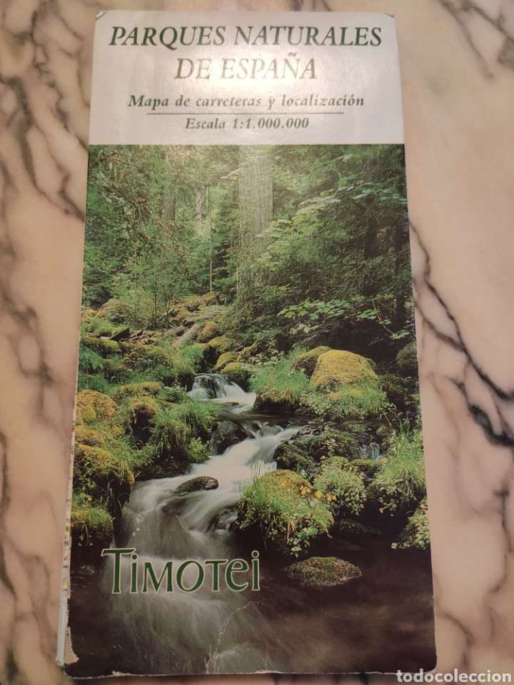 Brochures de tourisme: Parques Naturales de Espa&ntilde;a. Mapa de Carreteras. 1998